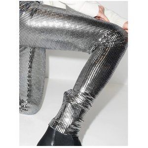 ⭐️SOLD⭐️Maison Margiela Metallic Disco Ball Leggings